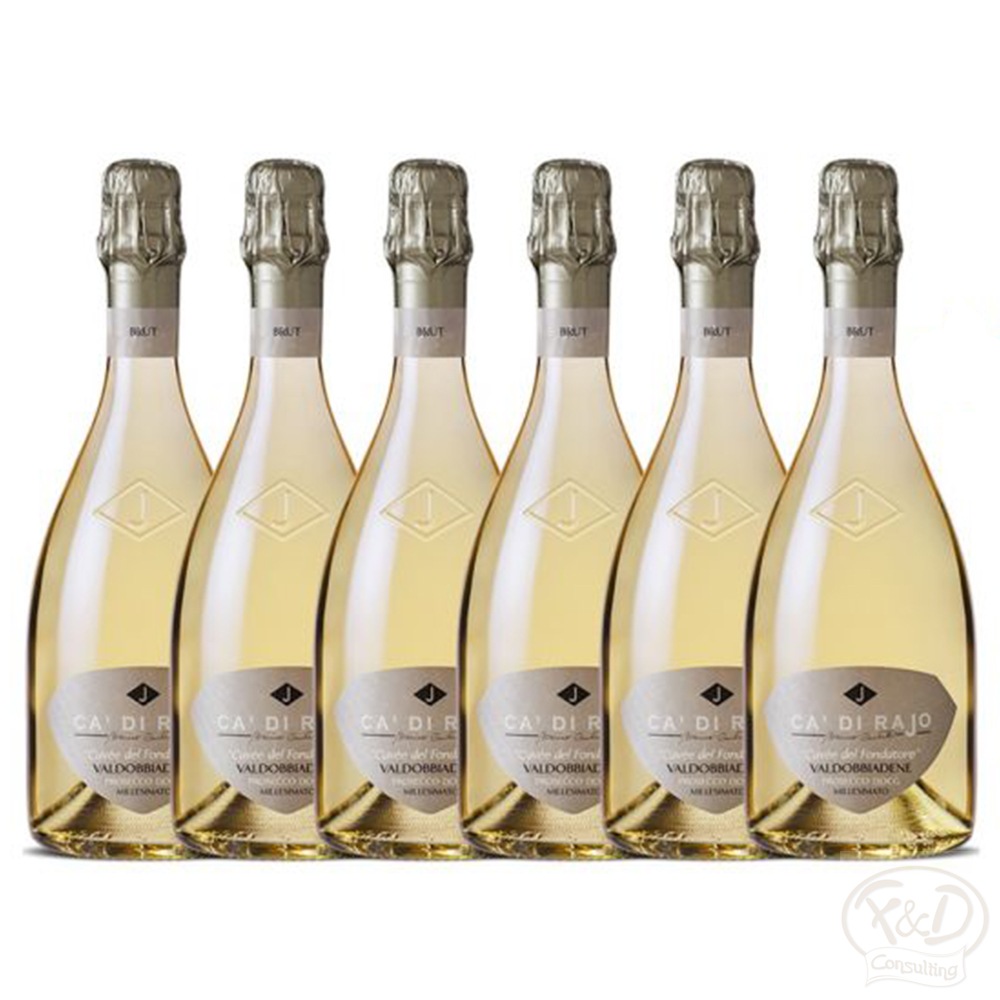 Valdobbiadene Docg Brut Millesimato Cuvée del Fondatore - Ca di Rajo x 6