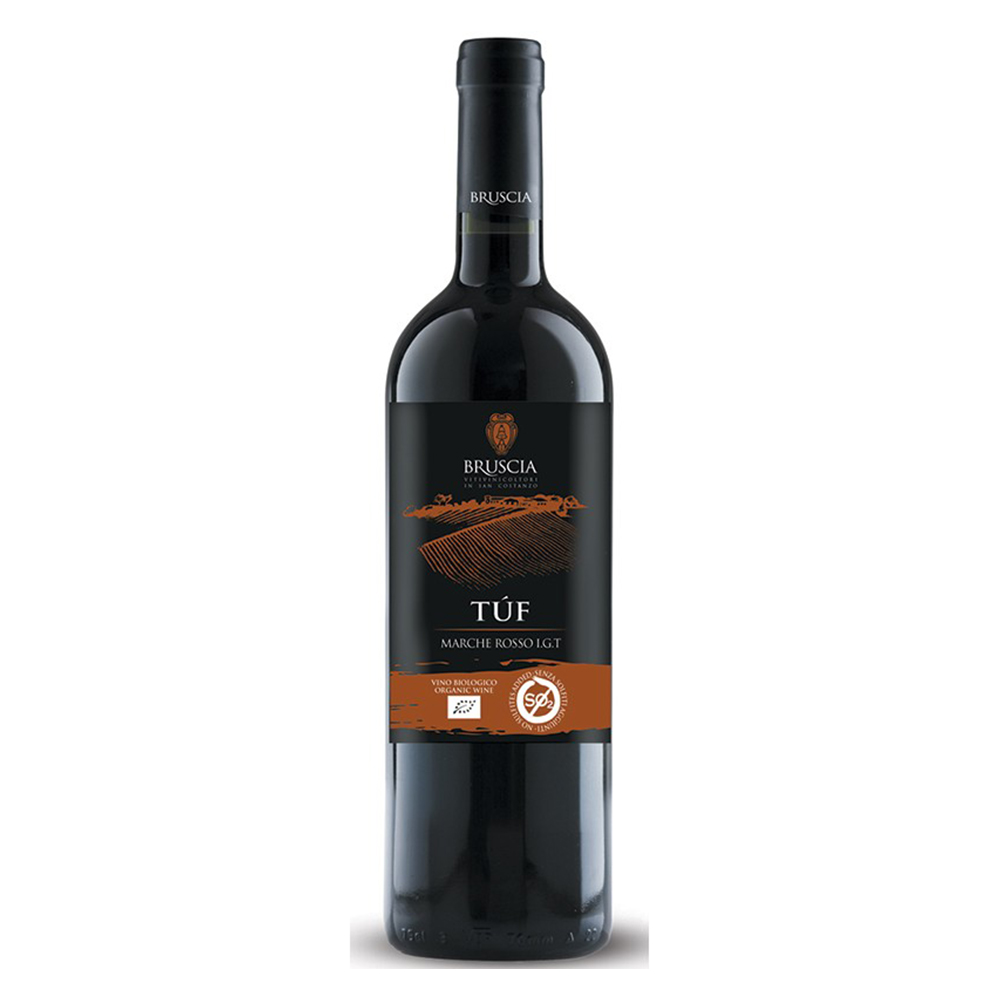Tùf Marche Rosso Igt Biologico Senza Solfiti Aggiunti - Bruscia ...