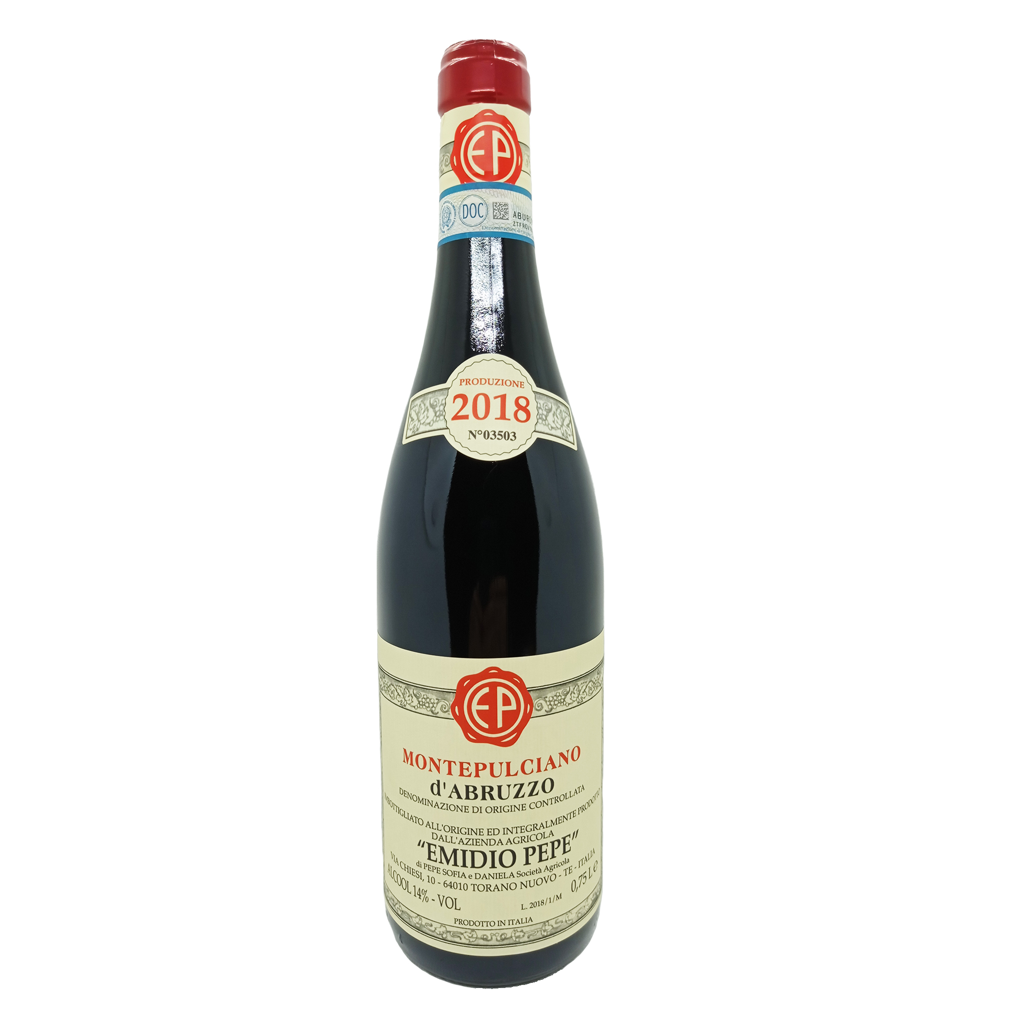 Montepulciano d'Abruzzo Doc 2018 - Emidio Pepe