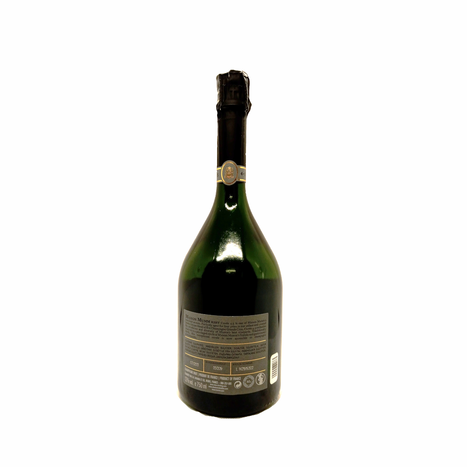 Champagne Brut RSRV 4.5 Grand Cru - Mumm (Astucciato) - immagine 2