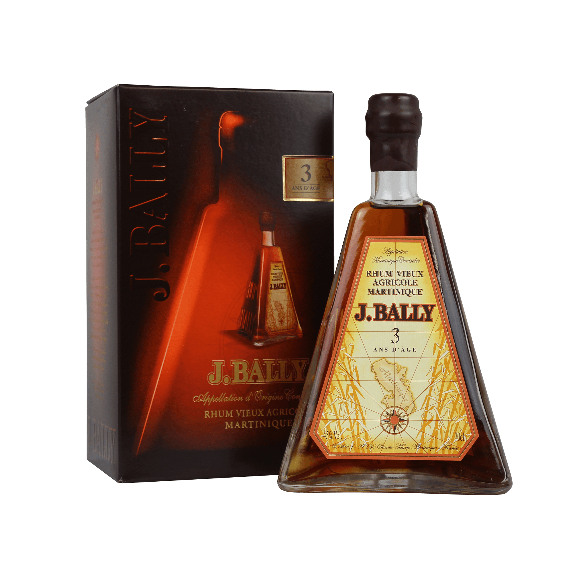 Rum Vieux Agricole Pyramide 3 Anni J.Bally