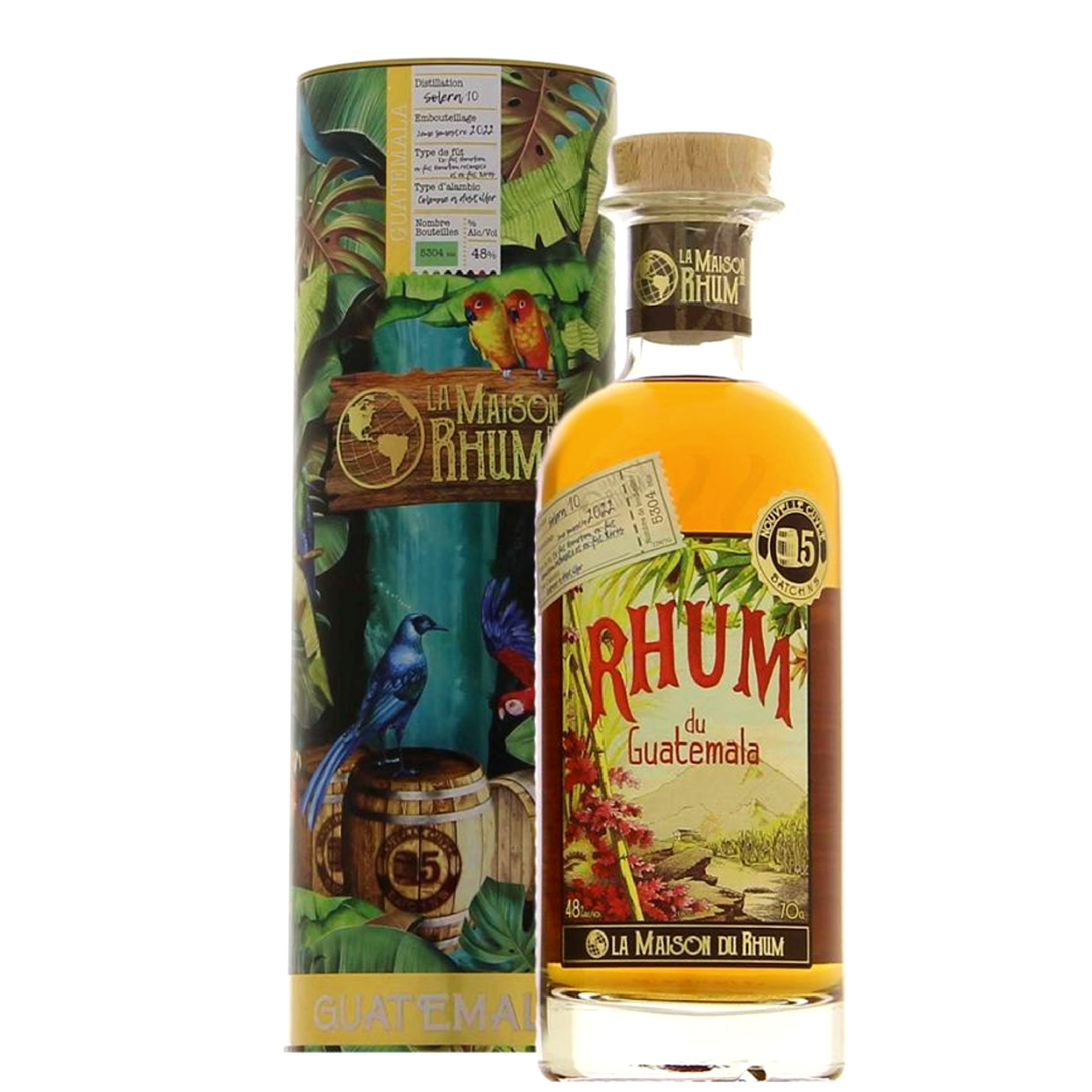 Technique Solera Rhum La Maison Du Rhum Guatemala Solera 10 Y.O. 2022 70cl (astucciato ...