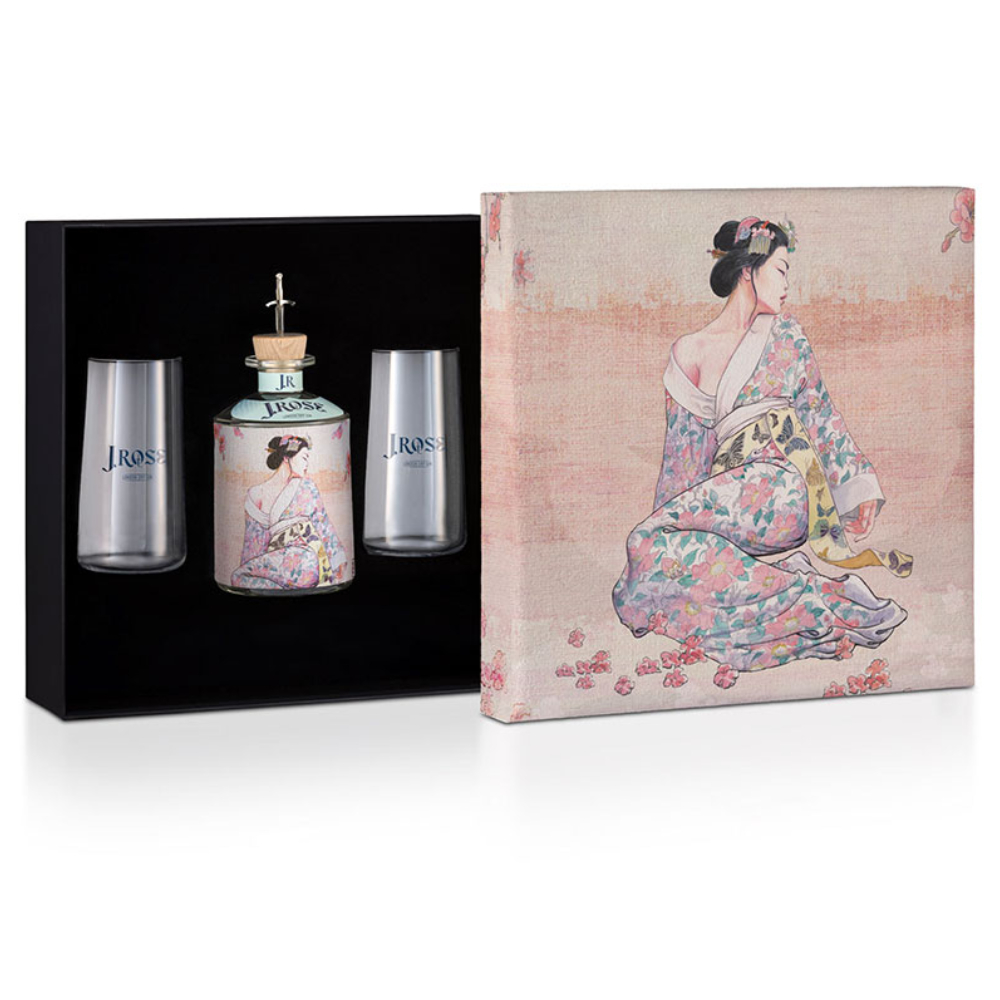 J. Rose London Dry Gin Artigianale Luxury Box Con Cover Quadro 08 (Gift Box)