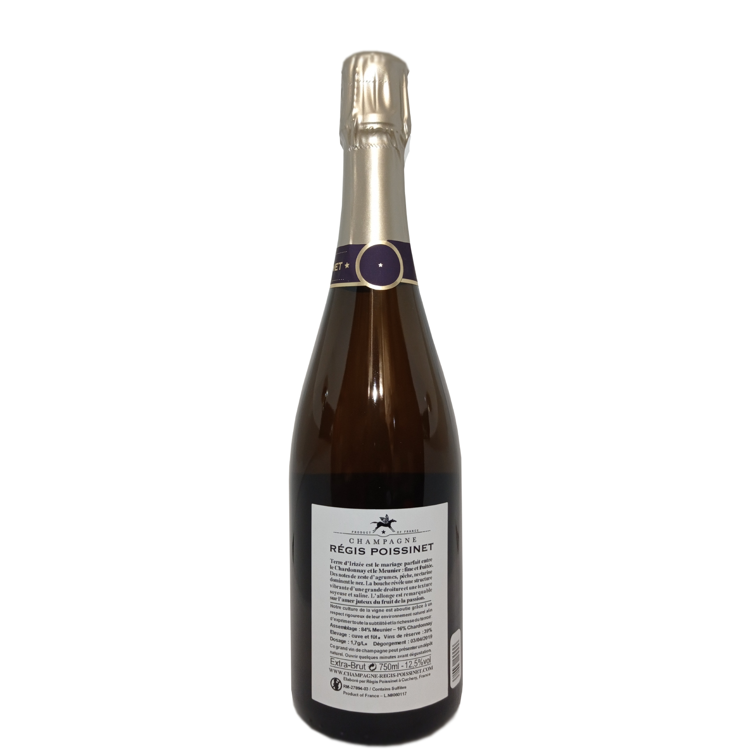 Regis Poissinet Champagne Extra Brut 'Terre d'Irizee' - immagine 2
