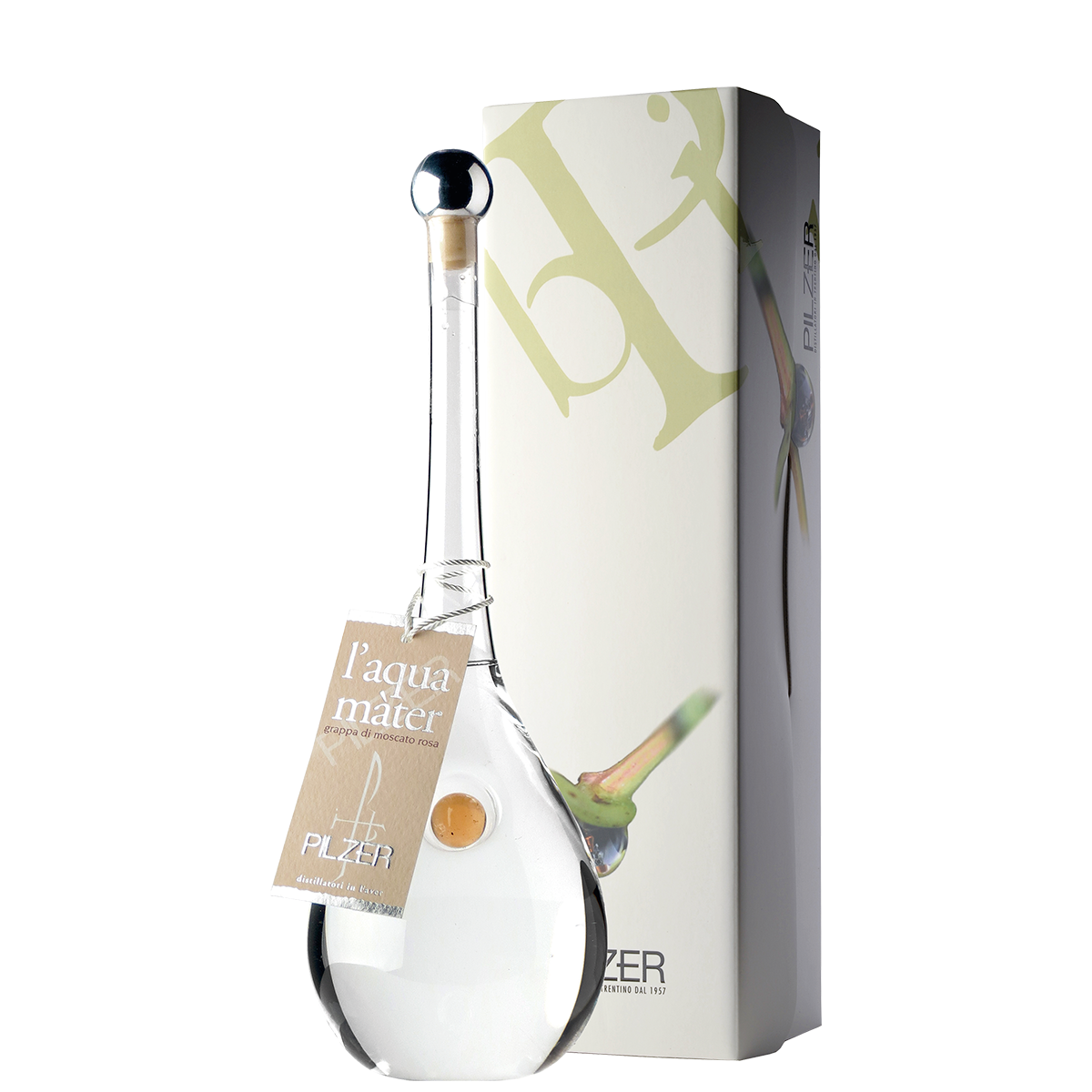Grappa L'aqua Màter Di Moscato Rosa - Pilzer 50cl (Astucciato)