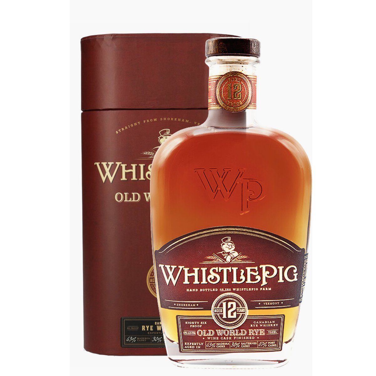 Whisky Rye 12 Years Old - Whistle Pig 70cl (Astucciato) | Enoteca San ...