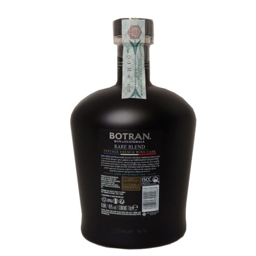 Rum Rare Blend Vintage French Wine Cask - Botran 70cl (Astucciato ...