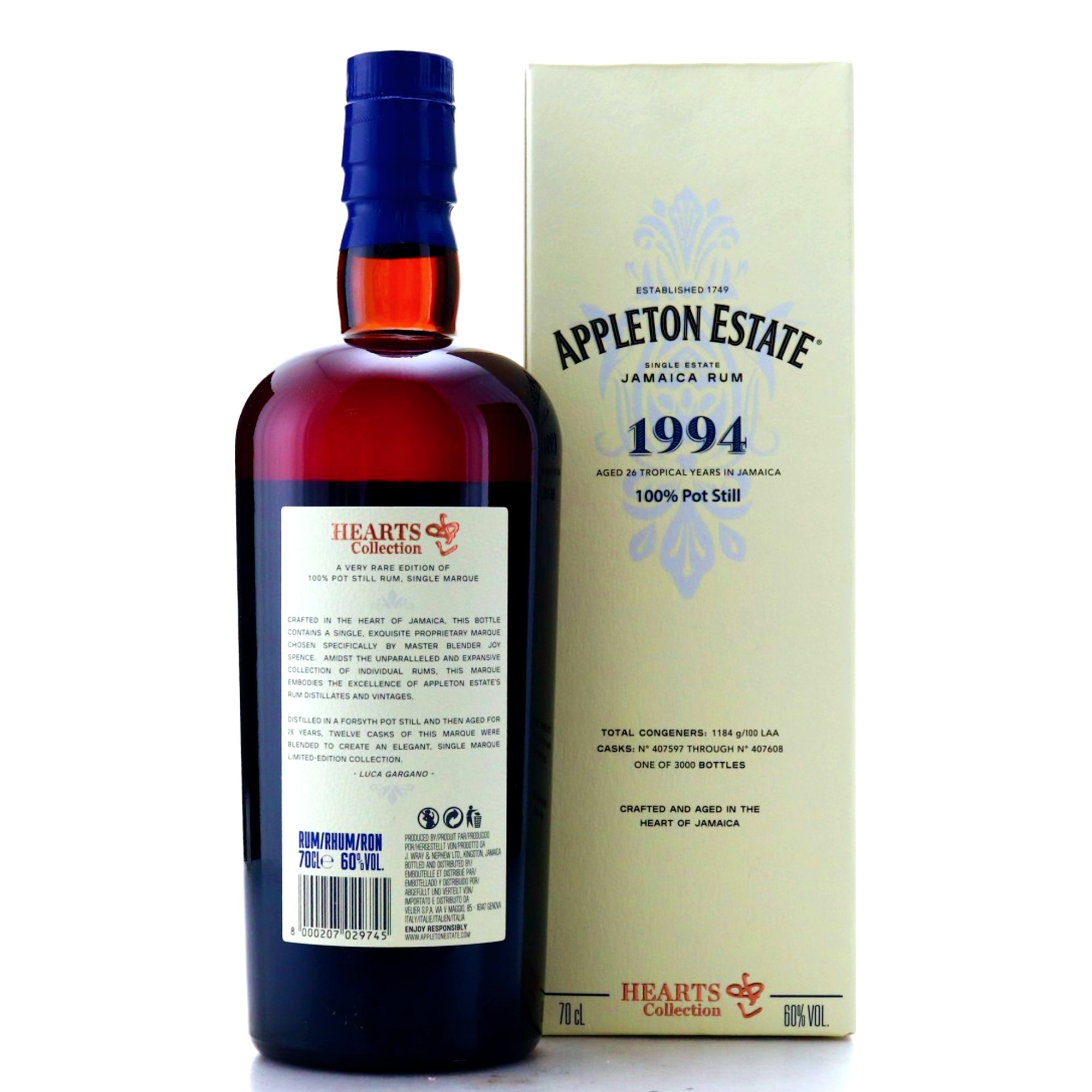 appleton estate 1994 hearts collection retro-enoteca san lorenzo riccione