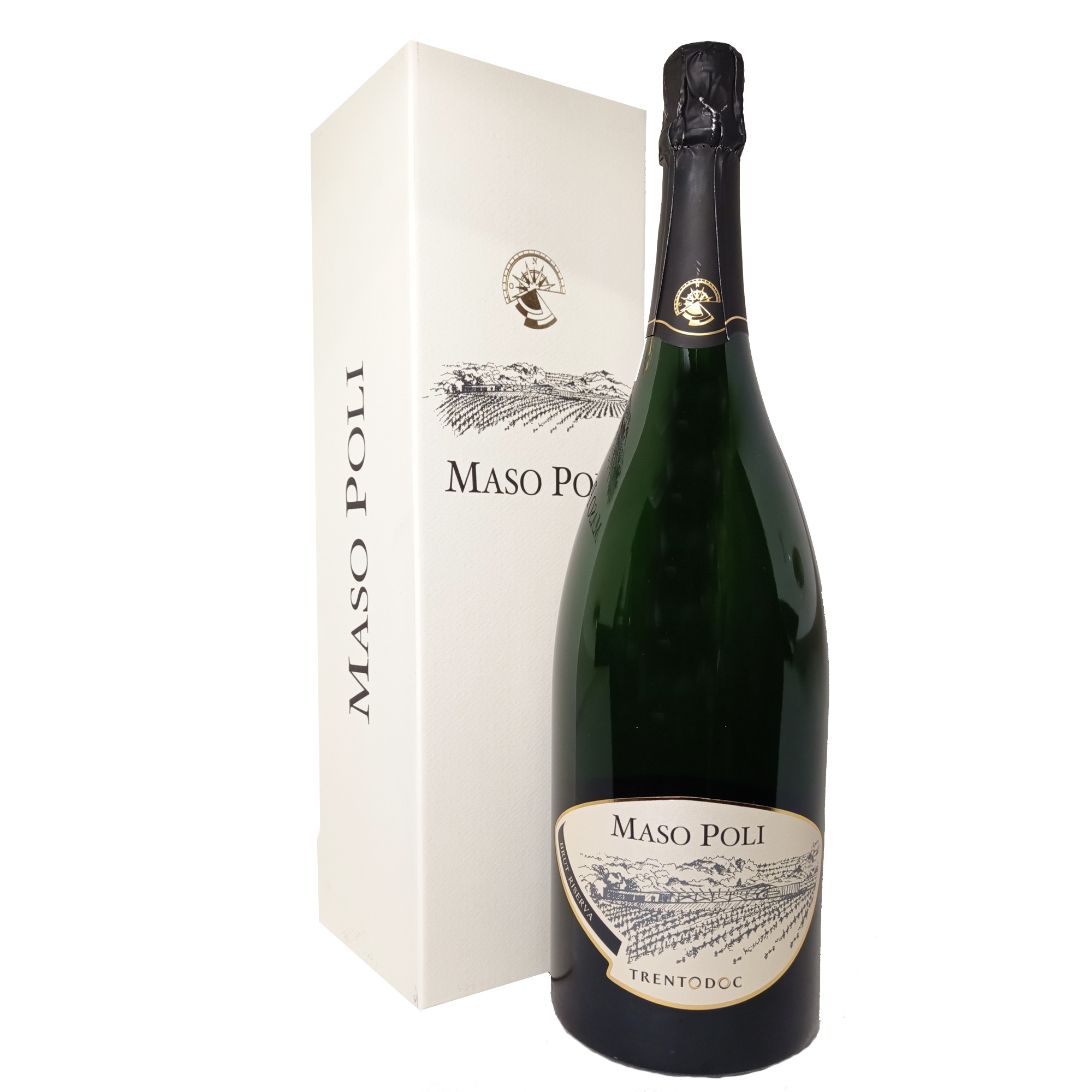 Maso Poli Trento Doc Riserva 2017 Magnum 150cl (Astucciato)