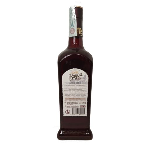 bayou rum single batch retro-enoteca san lorenzo riccione