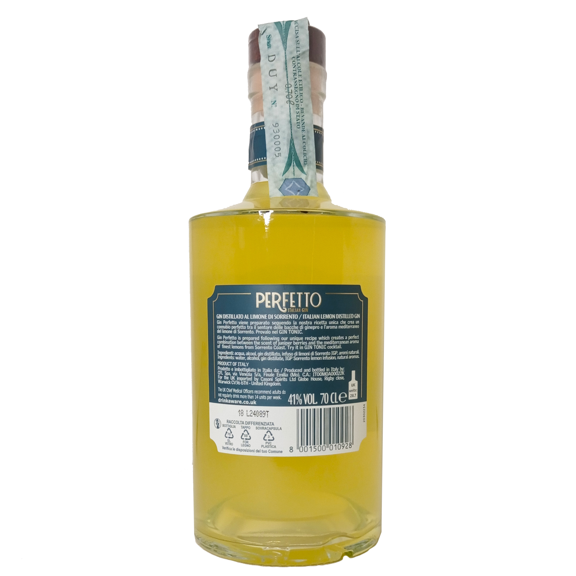 perfetto gin limone retro-enoteca san lorenzo riccione