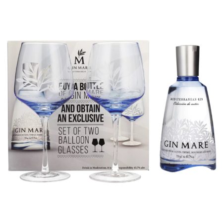gin mare gift box 2 calici-enoteca san lorenzo riccione