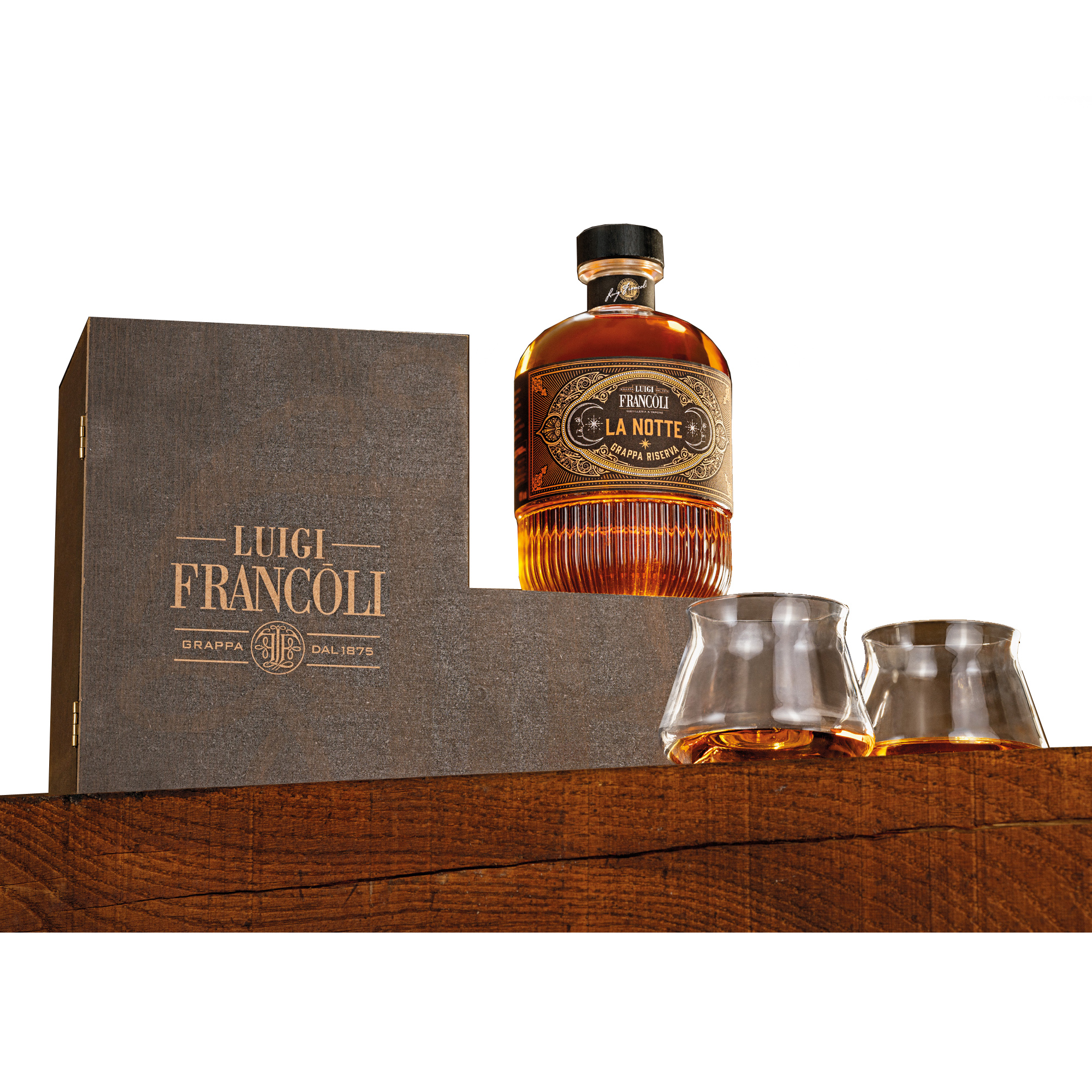 francoli riserva la norre 2 bicchieri gift box-enoteca san lorenzo riccione